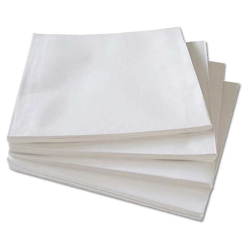Single Cover Papier - weiß, ohne Fütterung, kein Mittelloch