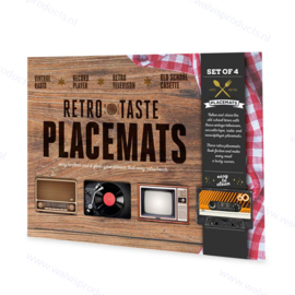 Mikamax Retro Placemats - set a 4 stuks