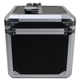 Walvis Products® Professional DJ-Koffer für ca. 60 Singles - Schwarz