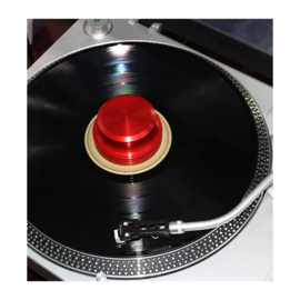 Turntable Record Clamp | Stabilizer Weight  - 415 grams - red