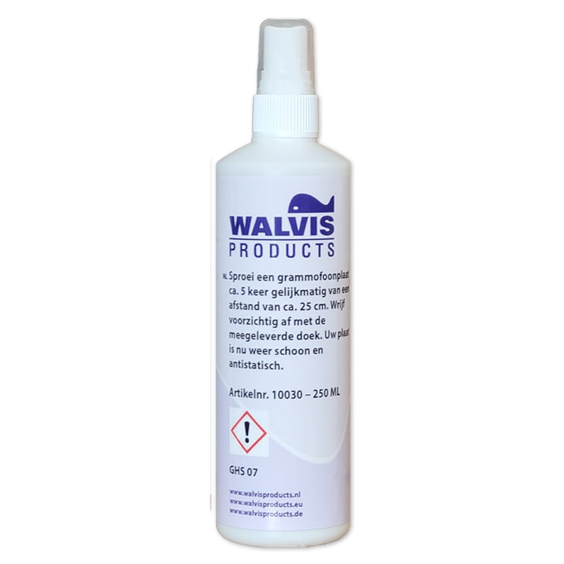 Sprayflacon à 250 ml. Walvis Static Relief - Vinyl Record Cleaning Spray