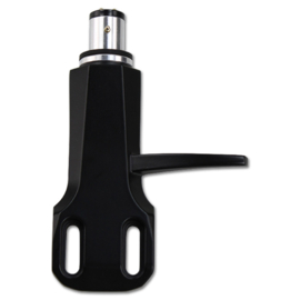 Headshell / Cartridge voor S-arm draaitafels - zwart