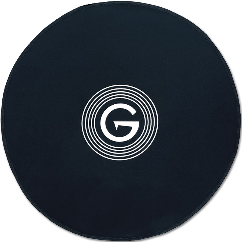 GrooveWasher "Big G" Zweilagige Schallplatten Reinigungsmatte - Durchmesser: 40 cm