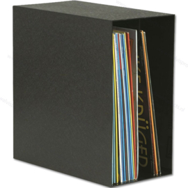 Knosti Archifix-Box zwart, voor ca. 50 LP's
