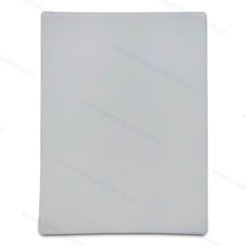 PVC 1DVD hoesje zonder klep, transparant, formaat: 143 x 190mm.