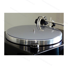 W-Mat - Winyl Acrylic Turntable Mat - silver