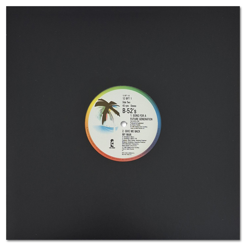 Discobag LP-Cover für 12"-Maxi-Singles – Schwarz mit Mittellöcher