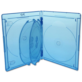 Viva Elite Boîtier 6 Blu-Ray, couleur: bleu transparent - épaisseur 15 mm