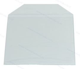 Fully Self-adhesive 1CD Sleeve, with flap, transparent