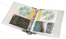 Walvis Products Ringband voor 20 DVD's en 20 DVD booklets, inclusief 10 hoezen voor elk 2 DVD's