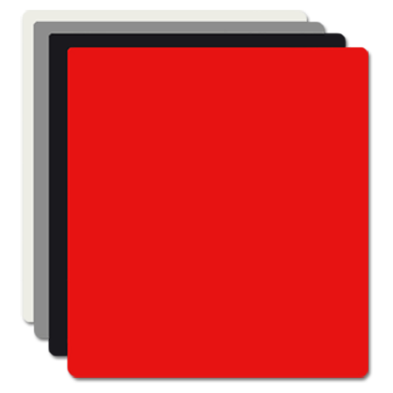 Single Scheidingsschot / Divider - kleur: rood