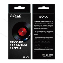 Goka - 5er pack Schallplatten Reinigungstücher