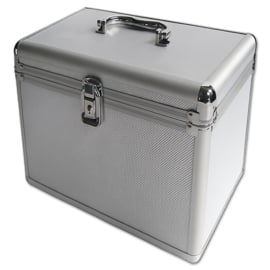 MediaRange Opbergkoffer voor 120 discs, zilver