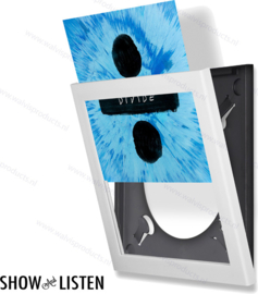 Snap Show & Listen 12-Inch Record Album Frame - white