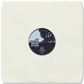 Paper 12" Inner Vinyl Record Sleeve, cream-white - bevelled corners