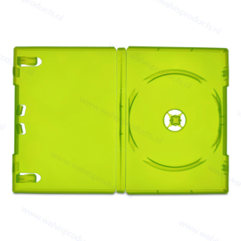 14mm. XBOX 360 game doosje, kleur: transparant-groen