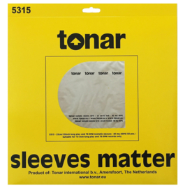 Tonar Nostatic 78 toeren Anti-Statische Binnenhoezen - set a 50 stuks