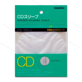 Nagaoka TS-561/3 Anti-Statische CD Hoezen - 20 stuks