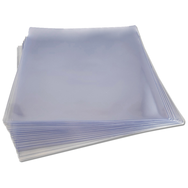 Standard Weight 12" PVC Glass Clear Vinyl Record Outer Sleeve, thickness 140 micron