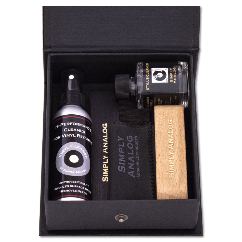 Simply Analog De Luxe Vinyl Cleaning Boxset | Black Leather Edition