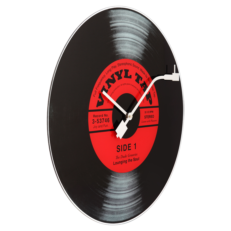 NexTime Wanduhr | Vinyl Tap