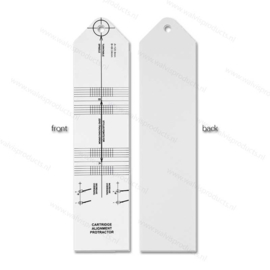 Goka Protractor | Einstell- & Überhang Schablone (Weiß)