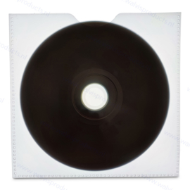 1CD PP Sleeve, without flap, transparent (135 x 130 mm)