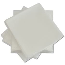 100 stuks - Beschermhoezen voor CD Doosjes en Digipacks, polyethyleen, dikte 0.10 mm.