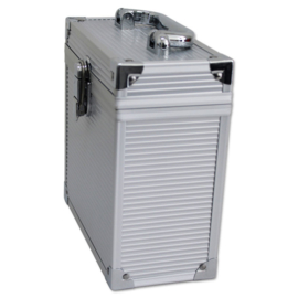 Walvis Products® 7" Vinyl Storage Case - capacity: approx. 35 units singles - silver