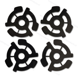 10 pieces - 7" Single Spindle Adapters, black