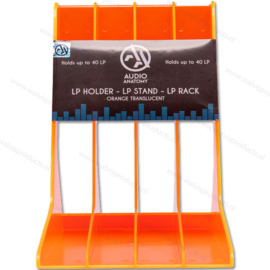 Audio Anatomy 12-inch Vinyl LP Rack - orange-translucent - capacity: 40 units 12-Inch records