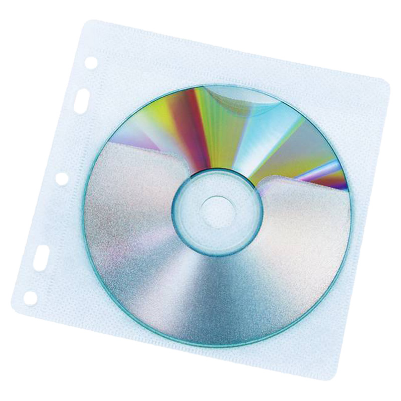 2 CD Ring Binder Sleeve, with white lining