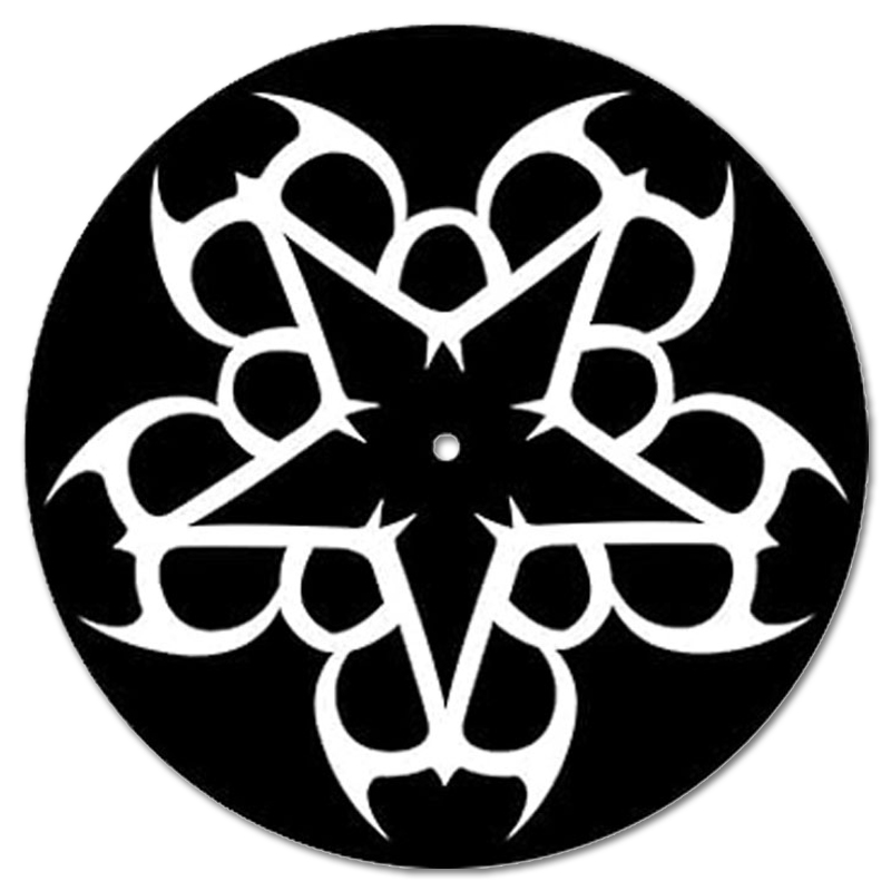 Slipmat - Devil Black Veil Brides - set à 2 stuks