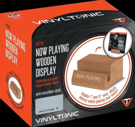 Vinyl Tonic Now Playing Wooden Display