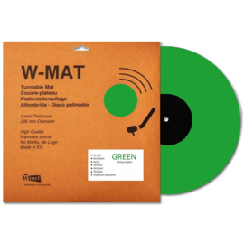 Winyl W-Mat Plattentellerauflage Acryl - Grün
