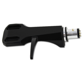 Headshell / Cartridge voor S-arm draaitafels - zwart