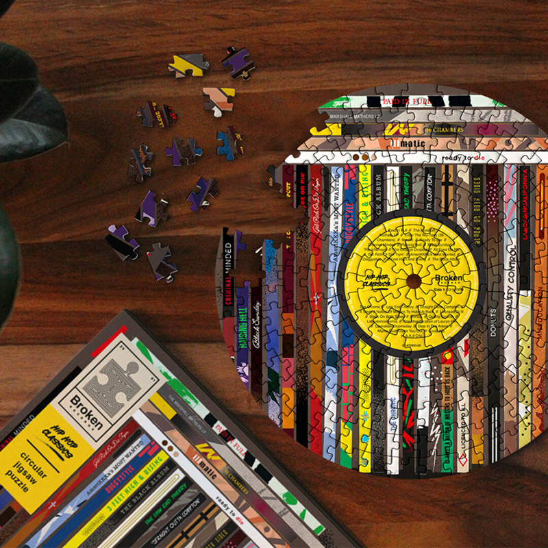 Luckies | Broken Records Puzzle - Hip Hop Classics