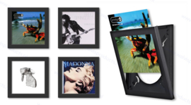 Snap Show & Listen 12-Inch Record Album Frame - black