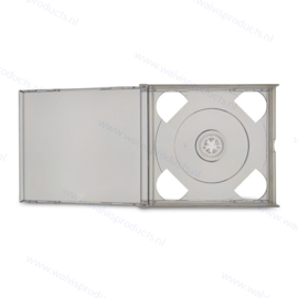 Multipack 24 mm 4CD Fatcase - without trays - transparent interior