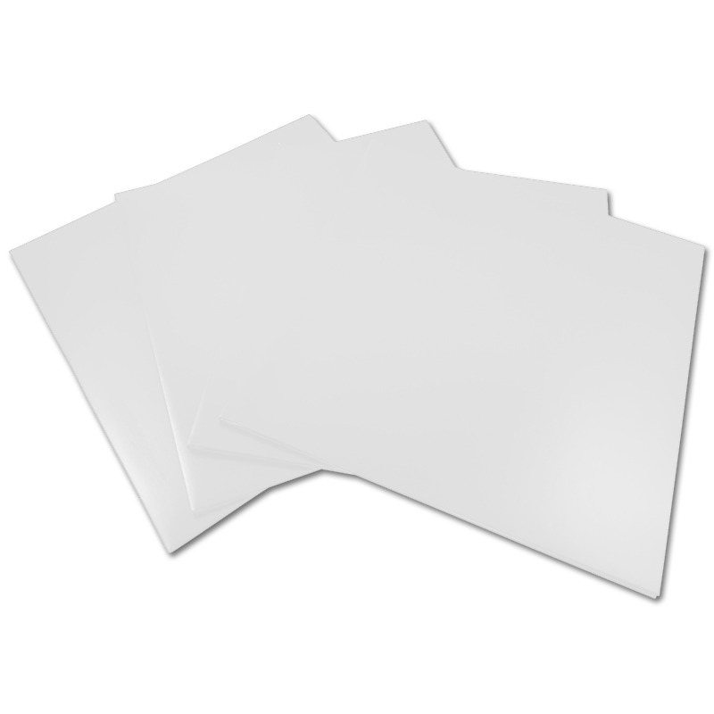 Gatefold Card 12" Vinyl Record Album Cover, 300 grs. white cardboard