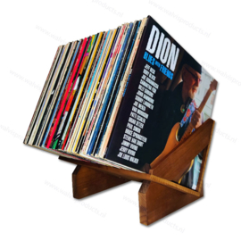 Walvis Woodshelf - Solid Wood Storage Rack for approx. 80 units 12-Inch Records