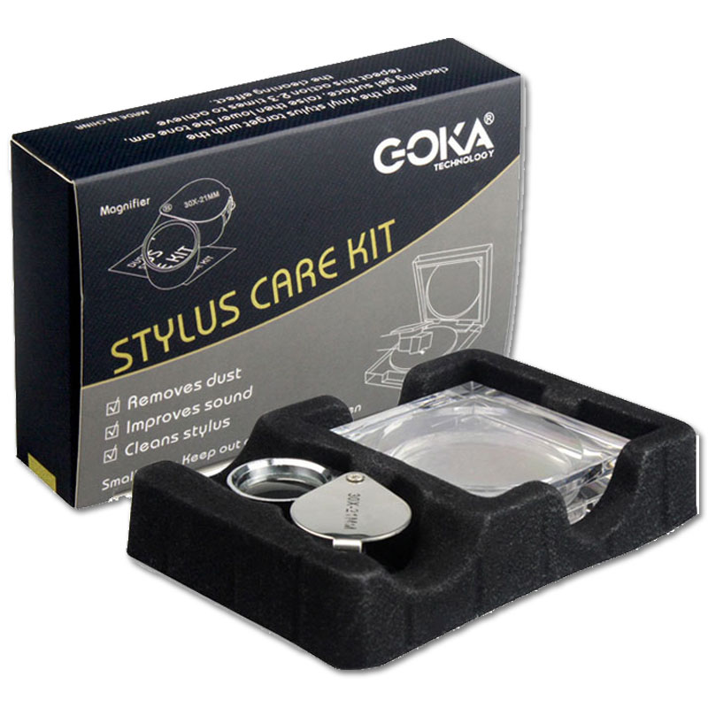 Goka Dust-Off Stylus Care Kit - Gel-Type Stylus Cleaner met Loep