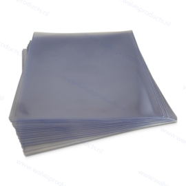 Standard Weight 12" PVC Glass Clear Vinyl Record Outer Sleeve, thickness 140 micron