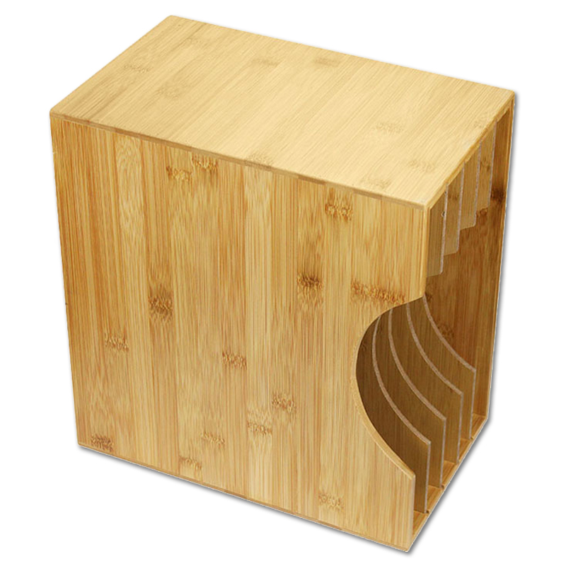 Bambus Schallplatten Box für ca. 40 Stück LPs
