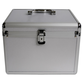 MediaRange Opbergkoffer voor 120 discs, zilver