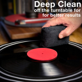 3-pack - GrooveWasher Microfiber Fabric Covered Cleaning Pad