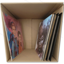 15-pack - Vinyl Record Shipping Boxes - American Folding - approx. 100 LP's