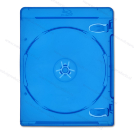 Premium Slim 7 mm 1er Blu-Ray Hülle - Transparent-Blau