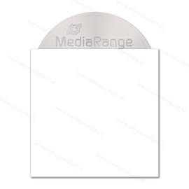 50er Pack - MediaRange Karton CD Schutzhüllen - weiß