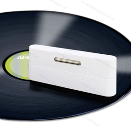 Goka White - Combination Brush for Vinyl Records with fluid